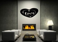 Samolepka na ze 170 x 100 cm vzor n85177762 - Love handmade  calligraphy