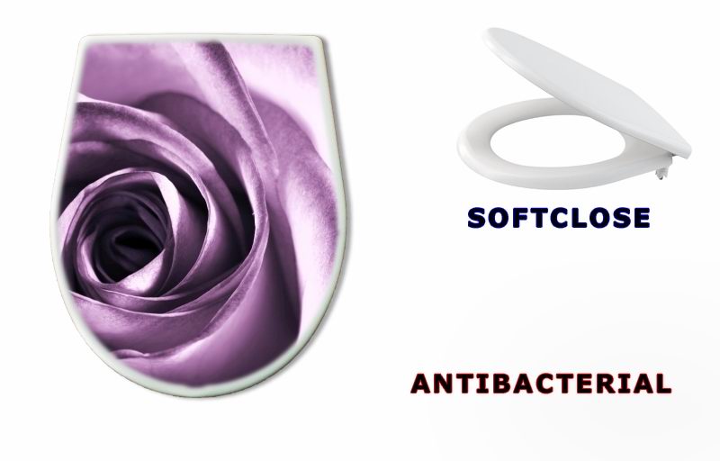 WC sedátko 11865044 - Purple rose - Fialová růže