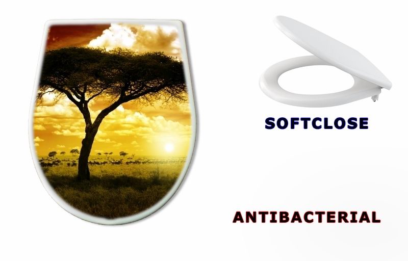 WC sedátko 12197040 - Africa Sunset - Afrika Západ slunce
