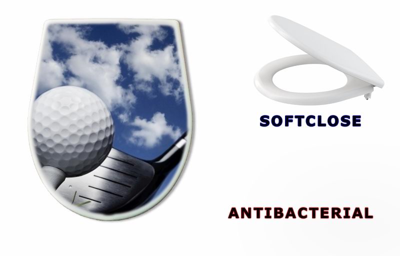 WC sedátko 16573670 - Golf club and ball in grass - Golfový klub a míč v trávě