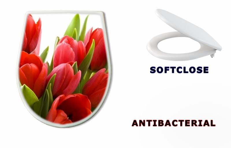 WC sedátko 21477013 - Tulips from Holland - Tulipány z Holandska