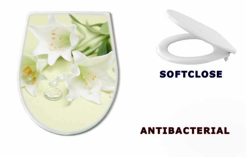 WC sedátko 22863398 - Ein Blumengru - Květinový pozdrav