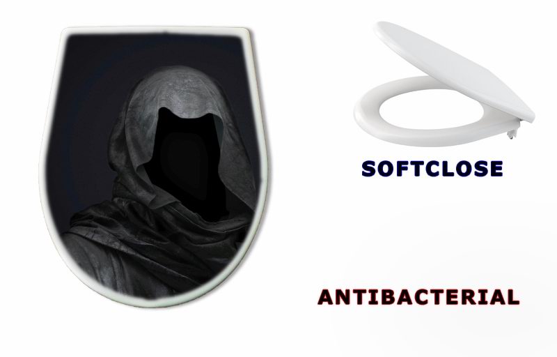 WC sedátko 39001160 - Death in the hood concept - Smrt v koncepci kapuce