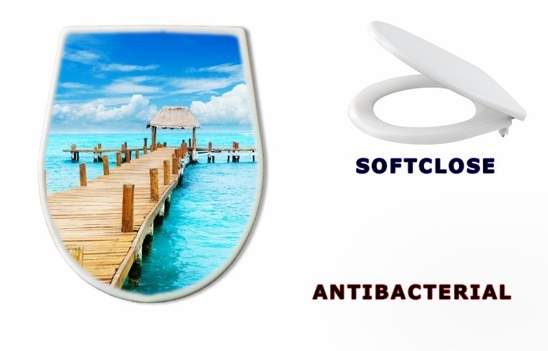 WC sedátko 40822521 - Vacation in Tropic Paradise. Jetty on Isla Mujeres, Mexico - Dovolená v Tropic Paradise. Jetty na Isla Mujeres, Mexiko