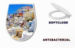 WC sedtko 24321668 - amazing Santorini grafika na poklopu