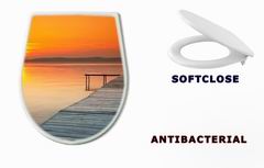 WC sedtko Lake Balaton with a very nice sunset at summer
